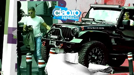 Cristian Boureanu și-a făcut ”fenta” prin oraș la volanul unui Rubicon de 60.000 de euro!