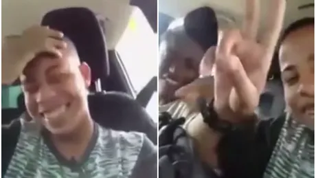 Adolescentii acestia s-au filmat chiar in momentul in care erau impuscati de politisti! Imaginile terifiante au fost transmise Live pe Facebook