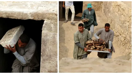 Morminte descoperite in Egipt. Continutul lor este de o importanta istorica nemarginita pentru tara