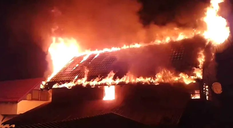 Casa unui preot din Galati a ars complet! S-a intamplat in prima zi a anului