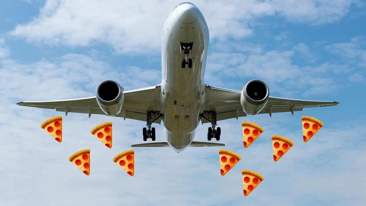 Locuitorii bogati din Nigeria isi comanda pizza cu avionul 