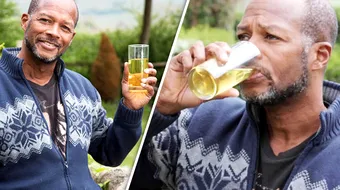 Barbatul acesta sustine ca a slabit 50 de kg band un singur lucru… scarbos! Bea 2 pahare pe zi si apoi se spala cu EA pe fata