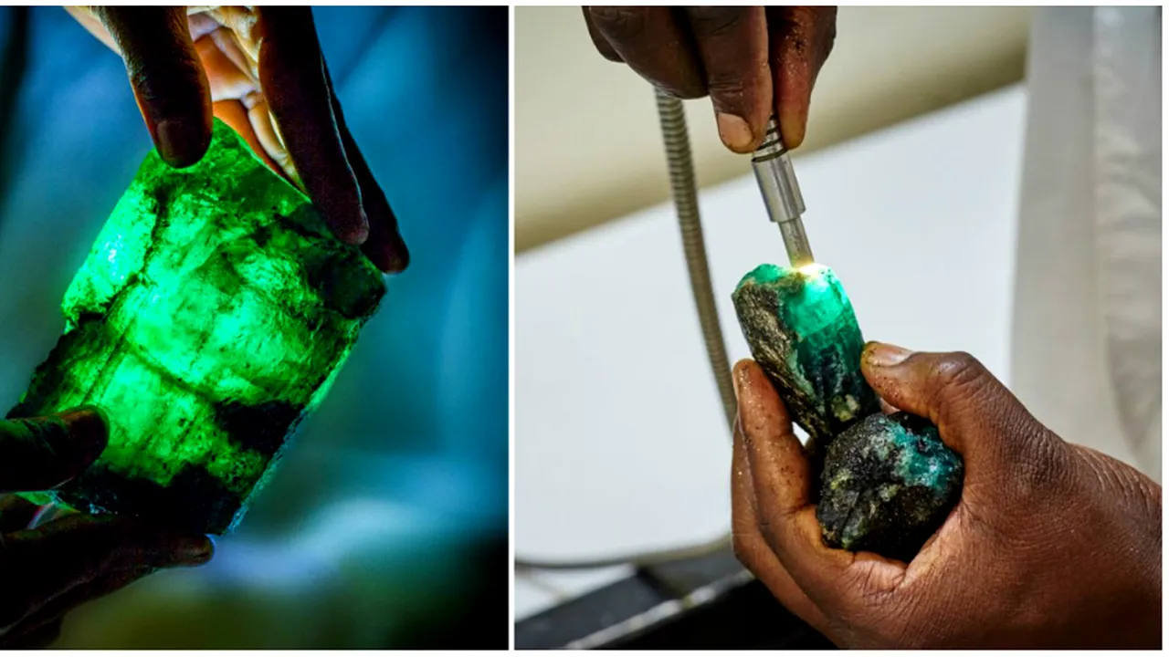 Smarald rar de un kilogram, descoperit in Zambia (4) 
