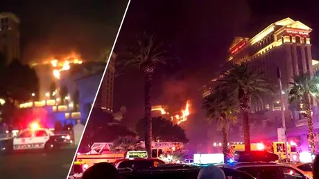 Cel mai faimos hotel a luat foc joi noapte! Trecatorii au filmat ingroziti scenele VIDEO