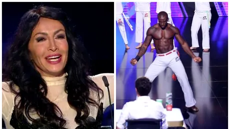 Mihaela Radulescu, in extaz cu un concurent de culoare, la ''Romanii au talent''! E incredibil ce i-a spus acestuia dupa ce si-a incheiat numarul pe scena. Oare iubitul ei ce parere are?