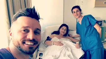 Gabi Cristea, externata din spital. Cum se simt mamica si micuta Iris FOTO