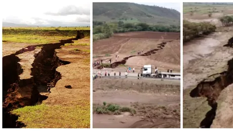 Imagini apocaliptice in Africa! O crapatura uriasa a aparut in pamant si se intinde pe zeci de kilometri. Marturiile socante ale geologilor: continentul este la un pas de catastrofa VIDEO
