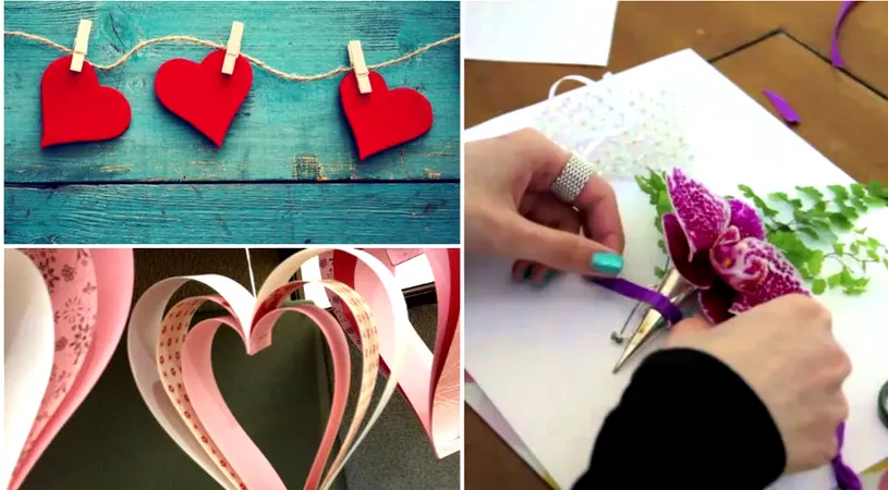 Cadouri handmade de Valentine’s Day! Le poți face foarte ușor, in doar câteva minute!