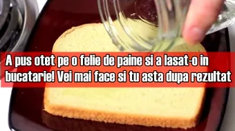 A pus otet pe o felie de paine si a lasat-o in bucatarie. Toata lumea a inceput sa faca asta. De ce