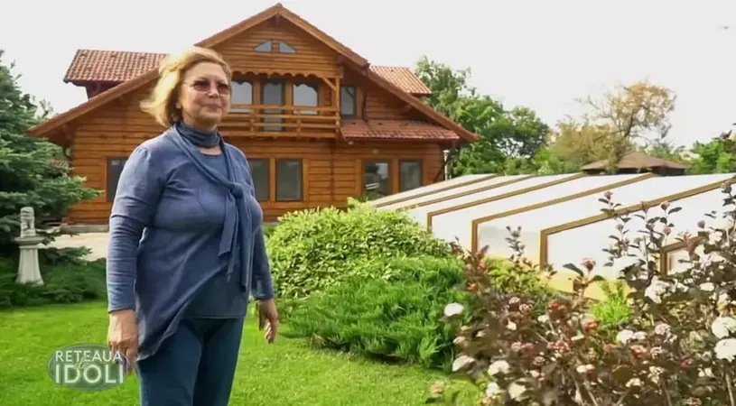 Cum arată casa în care s-a mutat Tora Vasilescu după pensionare. Are 3.500 de metri pătrați și o grădină imensă