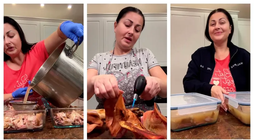 Rețeta Gabrielei Cristea pentru piftie de porc. Ce secret are vedeta pentru un gust autentic: „Este obligatoriu”