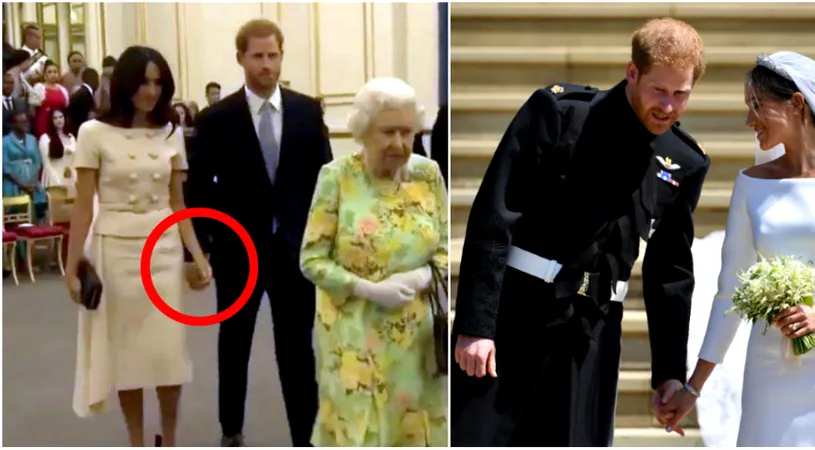Printul Harry refuza categoric sa o mai tina de mana pe Meghan Markle! Ce gesturi bizare face cand se afla prin preajma Reginei Elisabeta. Imaginile VIDEO vorbesc de la sine