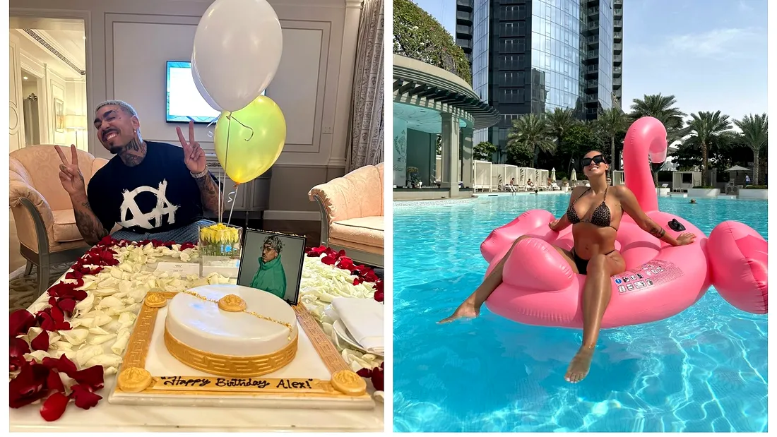 Antonia și Alex Velea, vacanță de 5 stele în Dubai! Cum și-a sărbătorit artistul ziua de naștere