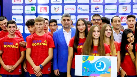 Marcel Ciolacu: „Felicitări tinerilor sportivi români pentru rezultatele obținute la Festivalul Olimpic al Tineretului European”