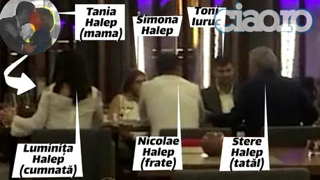 Simona Halep si milionarul Toni Iuruc si-au oficializat relatia? Au iesit la restaurant cu parintii reginei tenisului, iar Toni n-a venit cu mana goala VIDEO