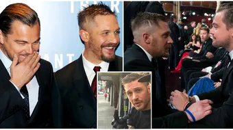 Cel mai tare pariu de la Hollywood! Ce l-a pus Leonardo DiCaprio pe Tom Hardy sa isi scrie pe brat dupa ce a pierdut :))