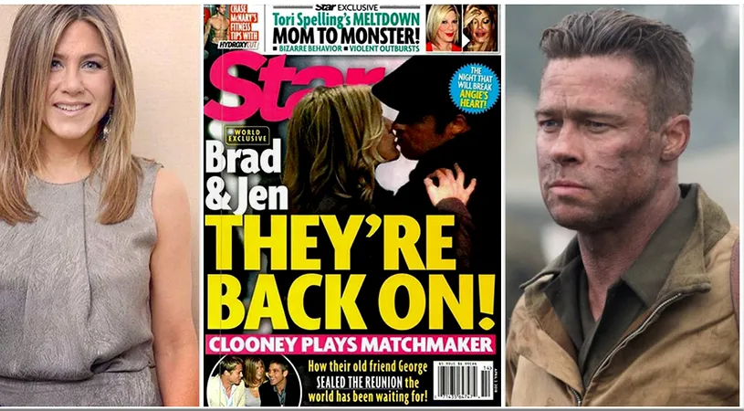 Brad Pitt si Jennifer Aniston s-au impacat? Dovada FOTO! Vestea a fost facuta public dupa ce s-a aflat ca Angelina Jolie se marita!