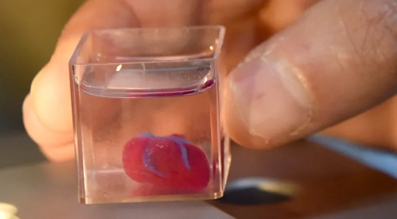 S-a printat prima inima 3D din tesut uman. Este un pas urias in medicina