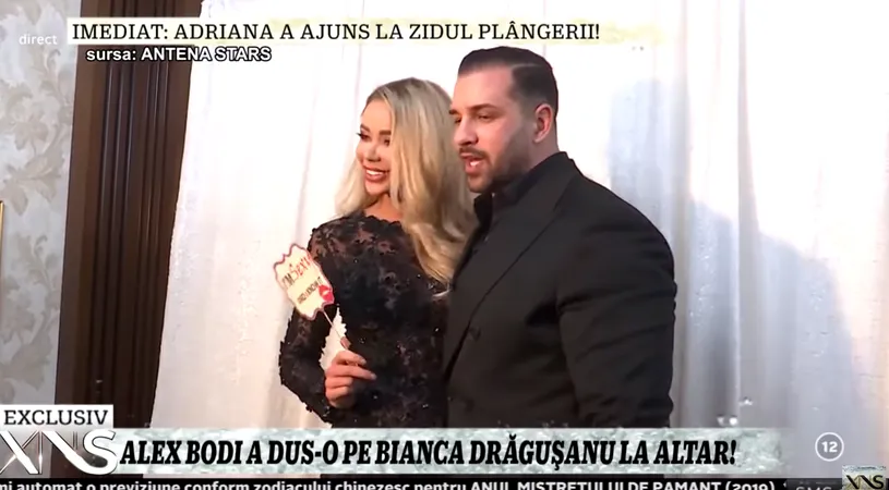 Bianca Dragusanu si iubitul ei au fost nasi la un botez! Vreau ca Bianca sa-mi aduca 2 baieti! VIDEO