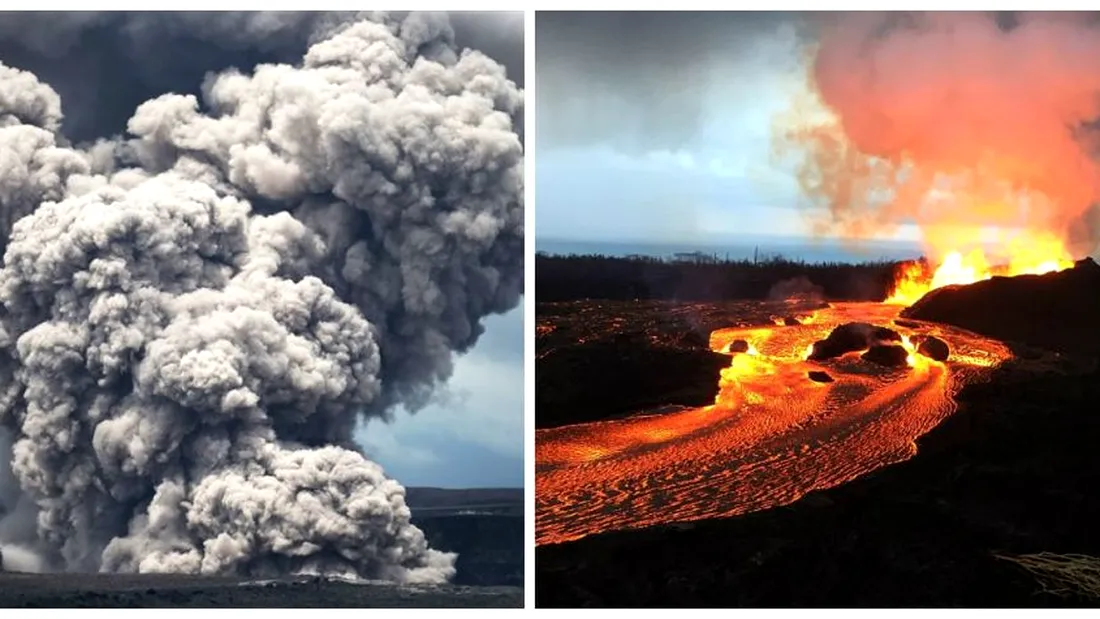 Vulcanul Kilauea din Hawaii a erupt. Ce a inceput sa cada din cer la scurt timp. Localnicii sunt uluiti!