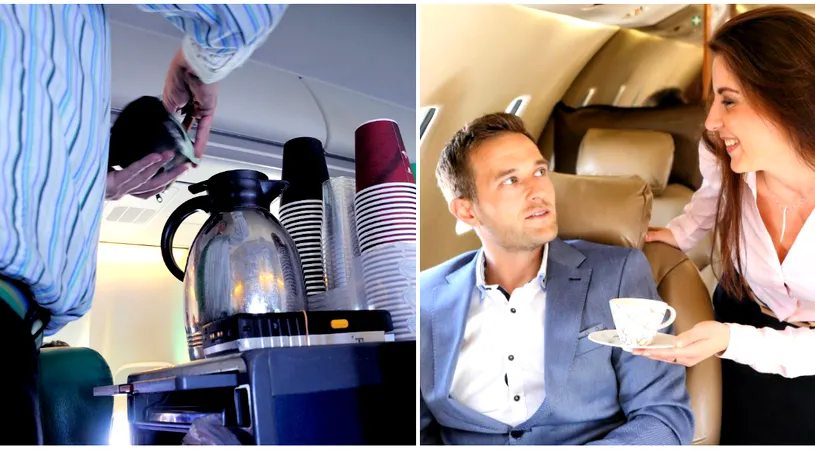 Obisnuiesti sa bei cafea atunci cand calatoresti cu avionul? Stewardesa asta a dat detalii scarboase care te vor face sa te razgandesti