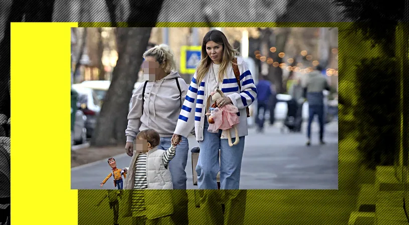 Gina Pistol, la plimbare cu fiica ei! Cum arată micuța Josephine