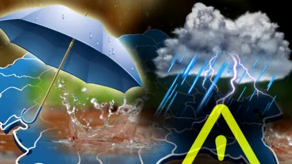 NEWS ALERT! Avertizare ANM de fenomene meteo severe. Zonele unde vor fi vijelii cu grindină
