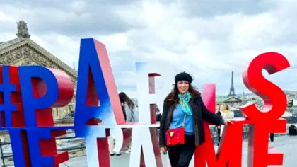 Oana Roman, vacanță în Franța cu peripeții. Ce a găsit la hotel după o plimbare într-un Paris friguros