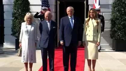 Regele Charles, vizită de stat la Casa Albă. Detaliul care a furat scena: broșa purtată de regina Camilla