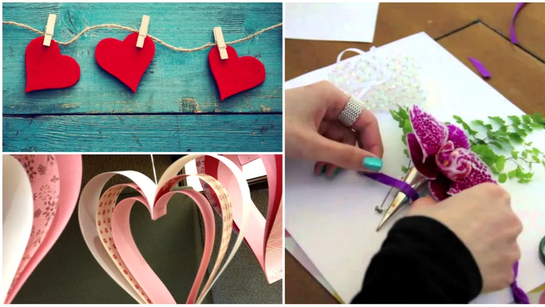 Cadouri handmade de Valentine's Day! Le poti face foarte usor, in doar cateva minute!