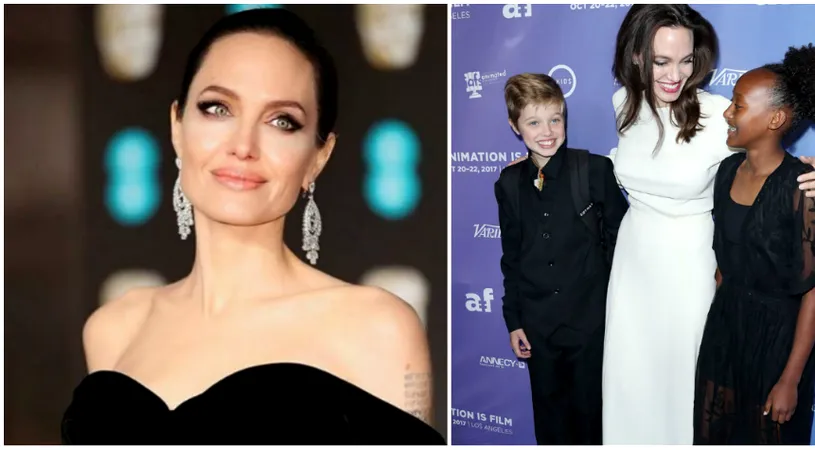 Angelina Jolie, fara pic de machiaj! Actrita s-a distrat pe cinste alaturi de copiii sai! E mai fericita ca oricand dupa divortul de Brad Pitt