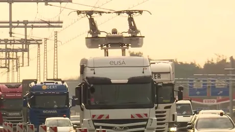 Germania a inaugurat prima autostrada electrica! Cum arata TIR-urile care circula pe ea! Cand crezi ca se va intampla asta si in Romania? VIDEO