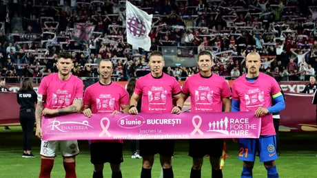 Gestul echipelor Rapid și FCSB este o încurajare îndreptată către toți bărbații, să fie alături de femeile din viața lor
