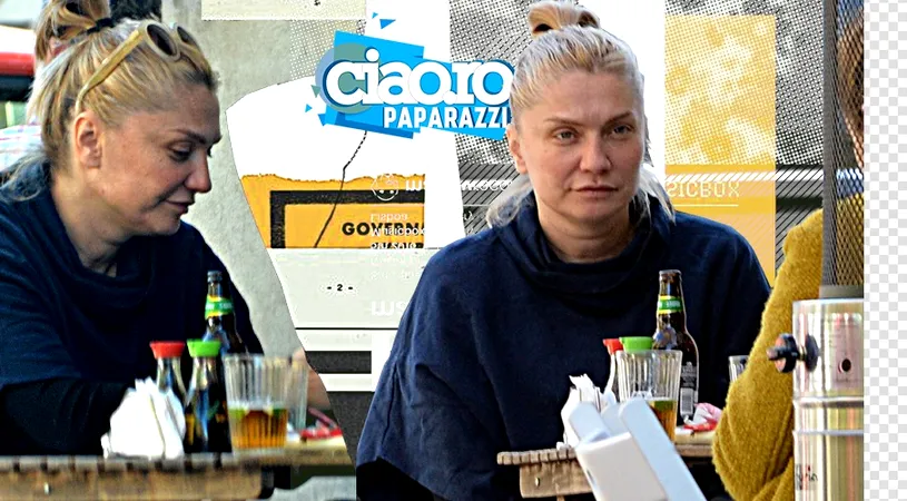 Cristina Cioran s-a cinstit cu bere la șosea, iar cea mai bună prietenă i-a ținut companie. După ce a dispărut de pe TV, actrița nu mai pare interesată de ”etichete”!