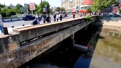 Primarul Băluță anunță ce se întâmplă cu lucrările la Planșeul Unirii din Capitală. Sunt în pregătire 235 de coloane de beton armat. Video