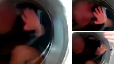 Dadaca a bagat copilul de 2 ani de care trebuia sa aiba grija in masina de spalat! Ce s-a intamplat cu micutul. Imagini VIDEO infioratoare