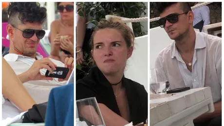 Tudor Chirila și Iulia citesc cum scrie la carte! Solistul si sotia lui au fost surprinsi la plaja