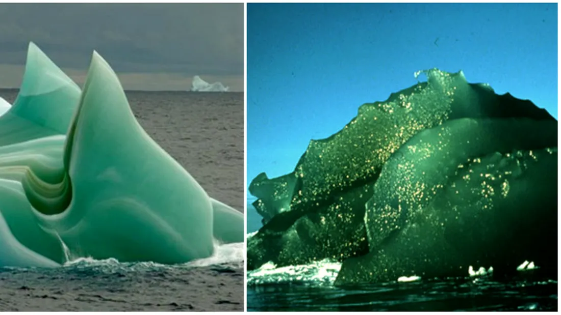 De ce exista aisberguri de culoare verde. Misterul vechi de peste un secol a fost, in sfarsit, elucidat de catre oamenii de stiinta!