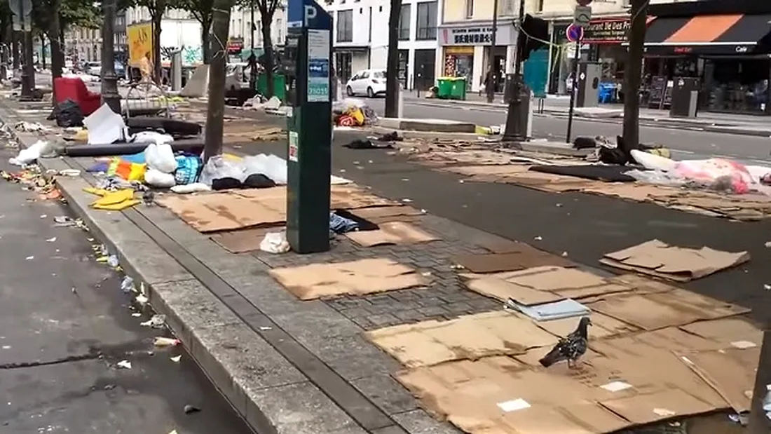 Refugiatii si-au batut joc de Paris! Cum arata capitala Frantei acum - 11 imagini deplorabile desprinse parca din Ferentari