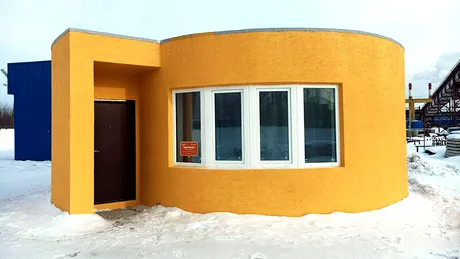 Asta e casa construita cu tehnologia de printare 3D :D A fost realizata in mai putin de 24 de ore. Cum arata pe interior si cat costa VIDEO