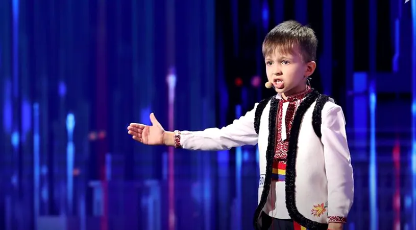 Cine e Vlad Ciobanu, băiețelul care i-a lăsat fără cuvinte pe jurații de la ”Românii au talent”