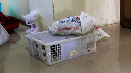 Politia a intrat in casa unui suspect si a dat cu ochii de lada asta din plastic. Ce descoperire oribila au facut