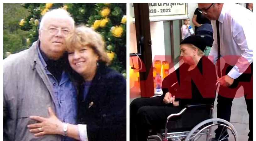 Soția lui Alexandru Arșinel, în scaunul cu rotile la căpătâiul acestuia! Imagini sfâșietoare
