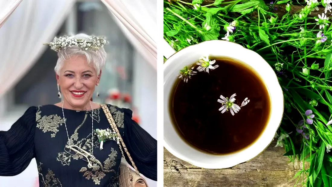 Ceaiul care te scapă de cârcei, ajută funcțiile inimii și te menține tânăr. Lidia Fecioru dezvăluie secretul: ”E o minunăție!”