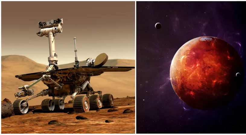 Robotul Curiosity si-a facut un selfie pe Marte! Ce se vede instant in imaginea inedita :O