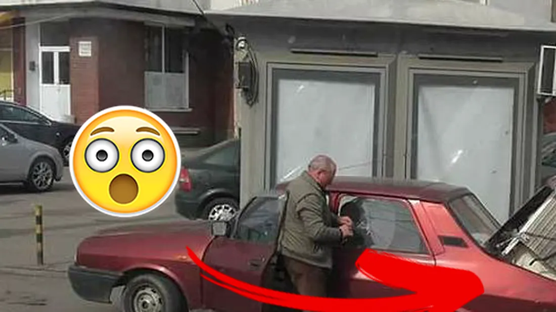 Imaginea zilei din Bucuresti! Ce cara acest barbat in portbagajul masinii sale! Biata Dacie 1310 abia se mai tine pe roti!