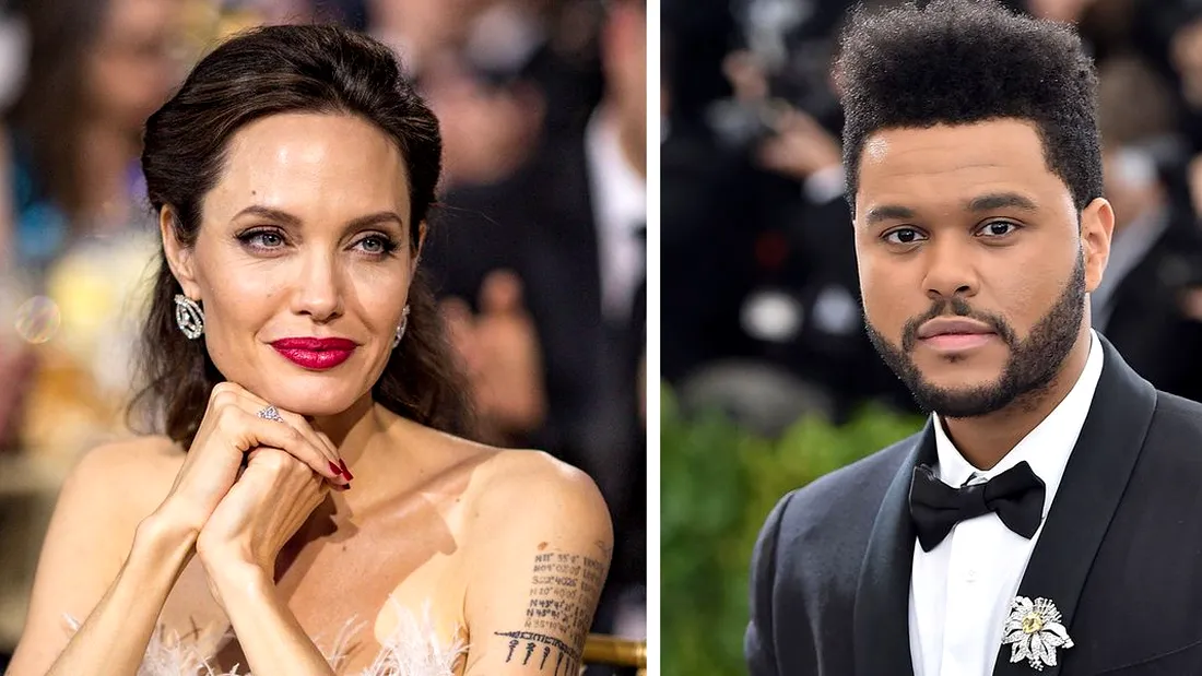 Un nou cuplu la Hollywood? Angelina Jolie și The Weeknd, surprinși împreună la o cină romantică