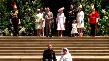 Gestul rusinos facut de Camilla Parker, sotia Printului Charles, dupa ce Printul Harry si Meghan Markle au devenit sot si sotie