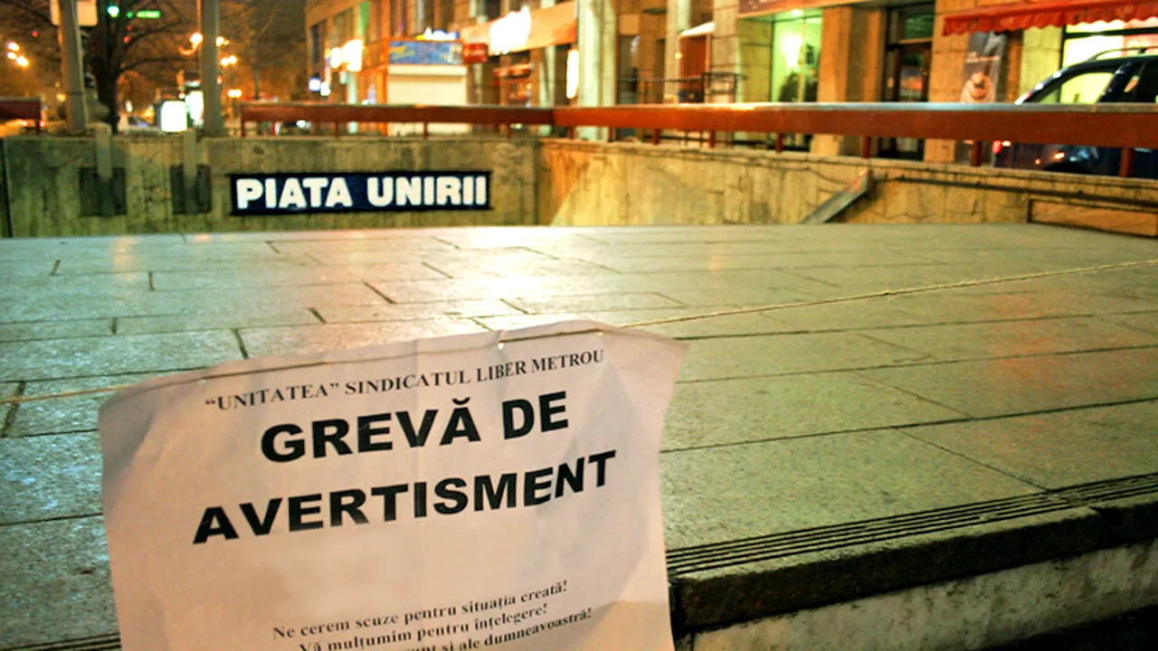 METROU - GREVA AVERTISMENT 
