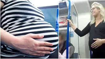 Femeia insarcinata a fost ignorata total de catre pasagerii din metrou! DE CE nu au lasat-o sa se aseze. VIDEO socant